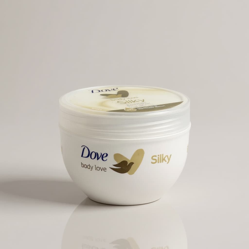 DOVE SILKY BODY CREAM 300 ML