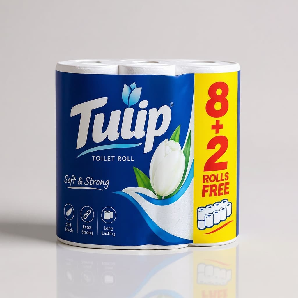 TULIP TOILET ROLL 8 PLUS 2