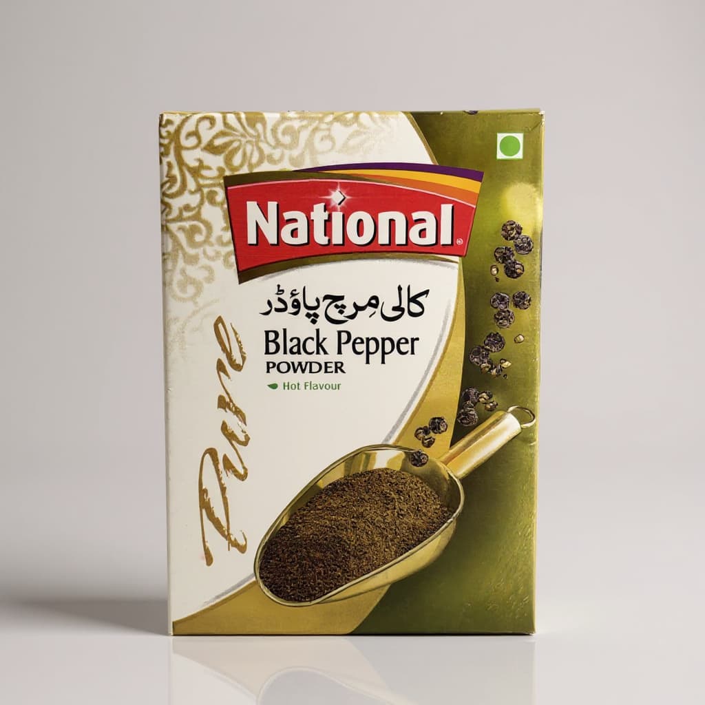 NATIONAL BLACK PEPPER POWDER 50 GM