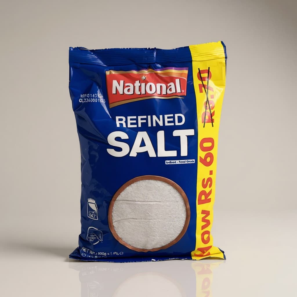 NATIONAL REFINED SALT 800 GM