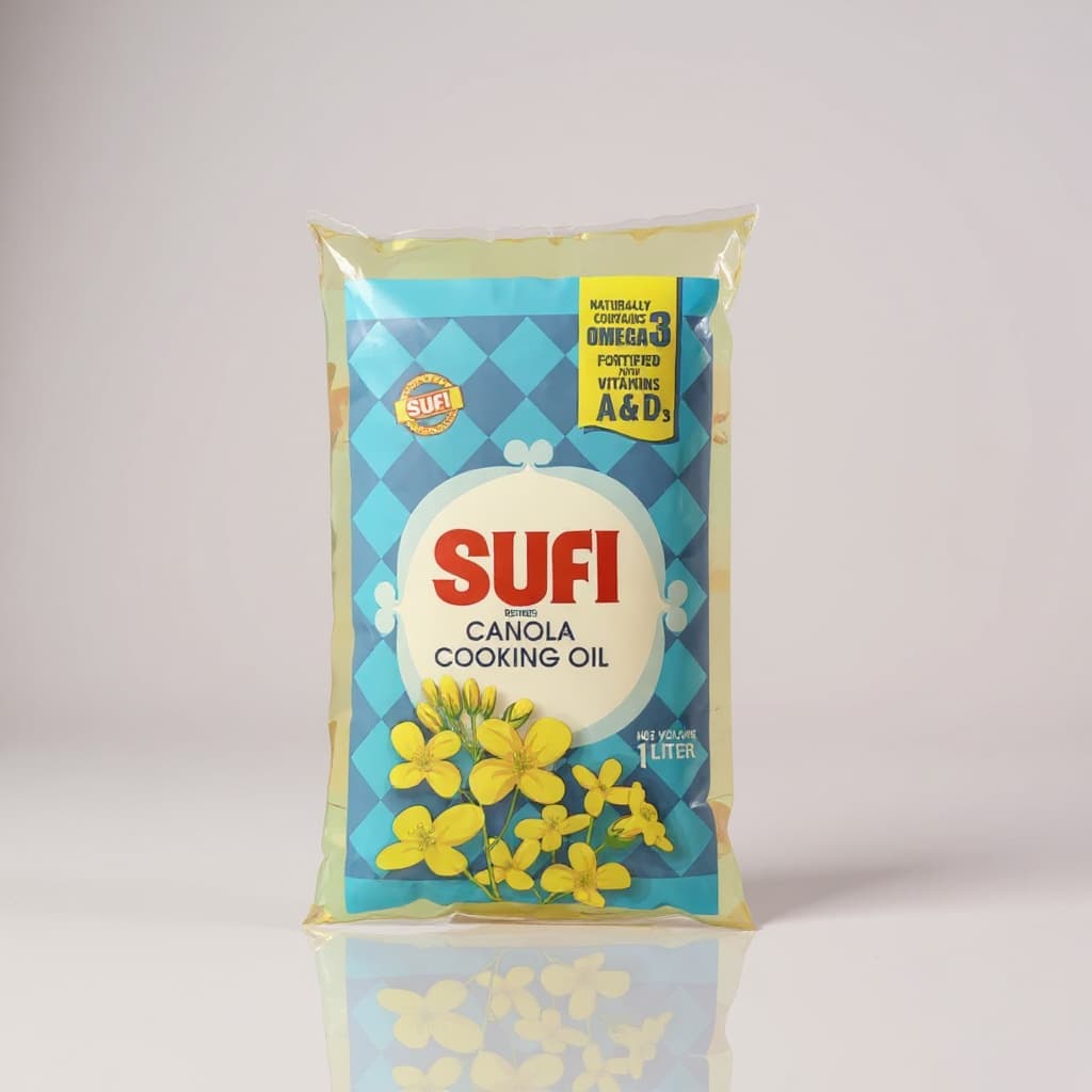 SUFI CANOLA COOKING OIL 1 LITR