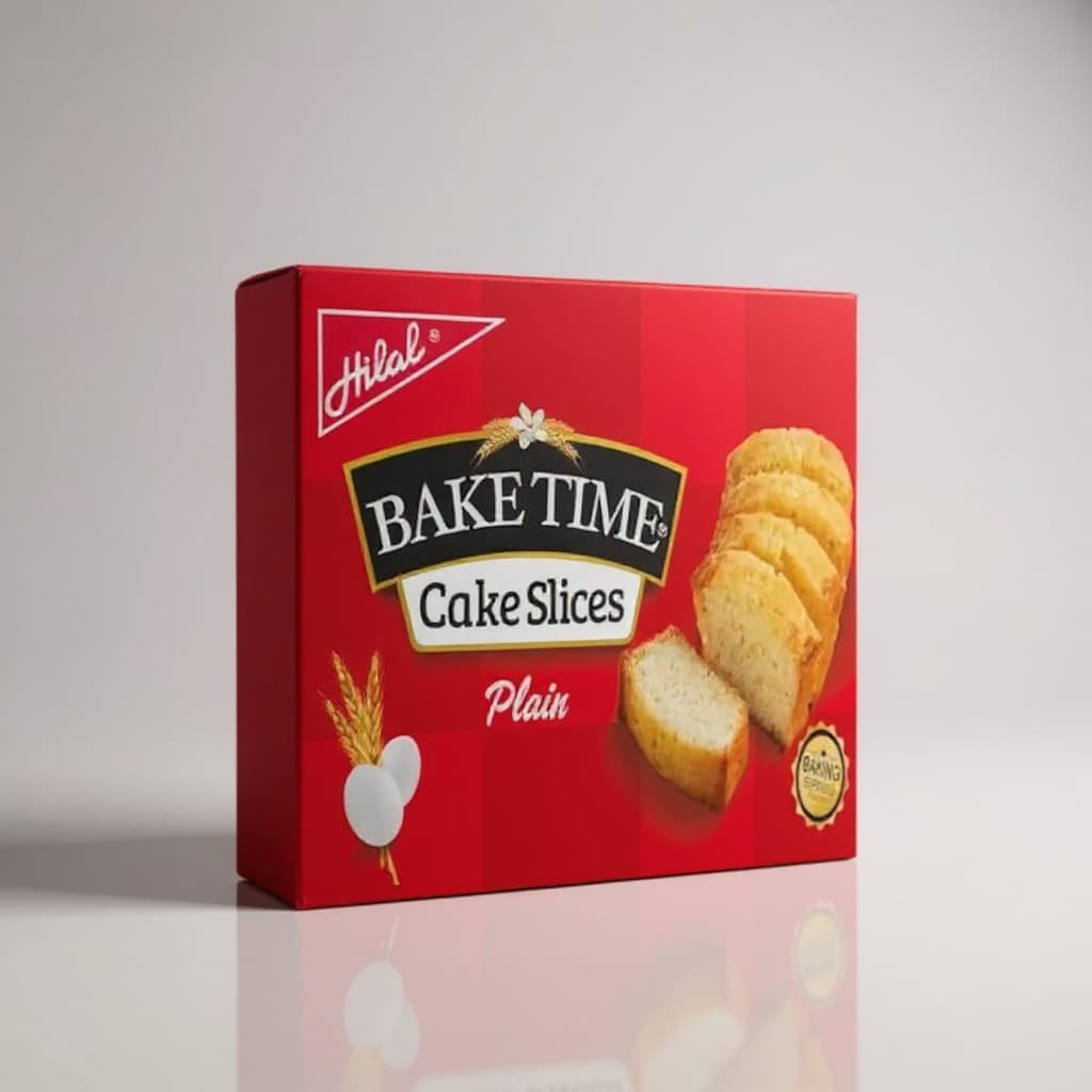 BAKE TIME CAKE SLICES PLAIN