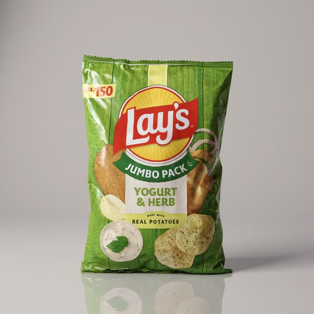 LAYS JUMBO YOGURT & HERB