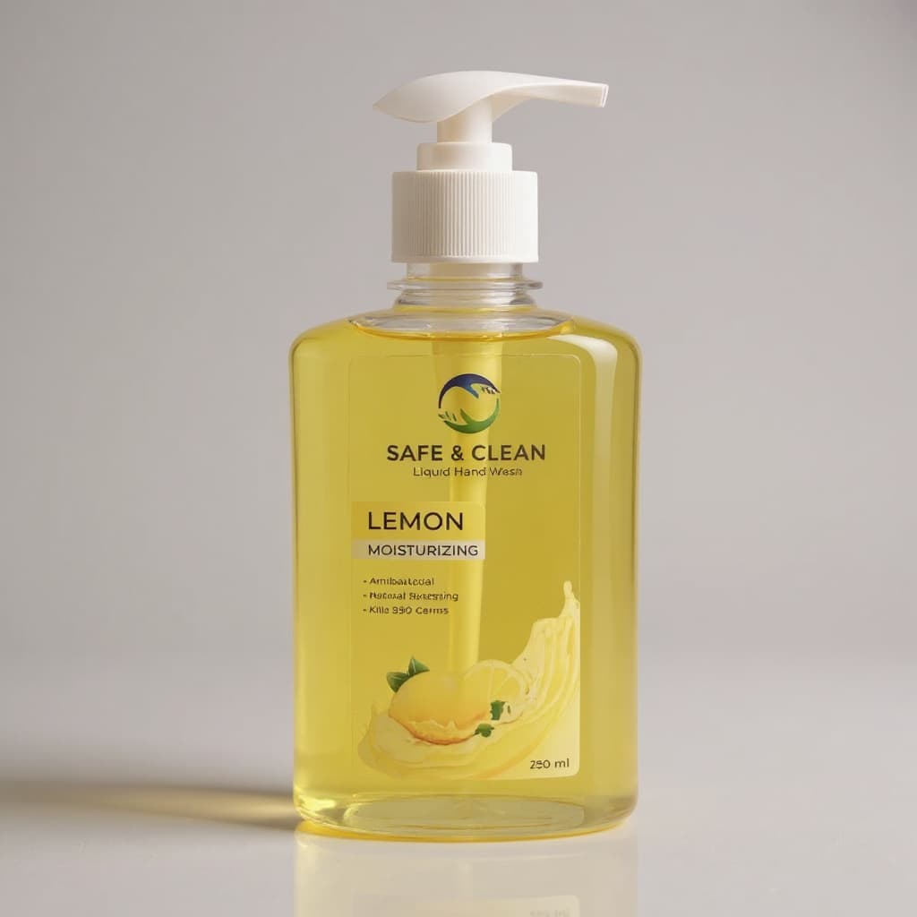 SAFE & CLEAN LEMON HAND WASH 250 ML
