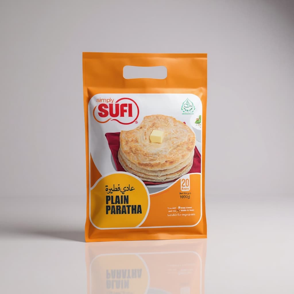SUFI PLAIN PARATHA 1600 GM (20 PCS)