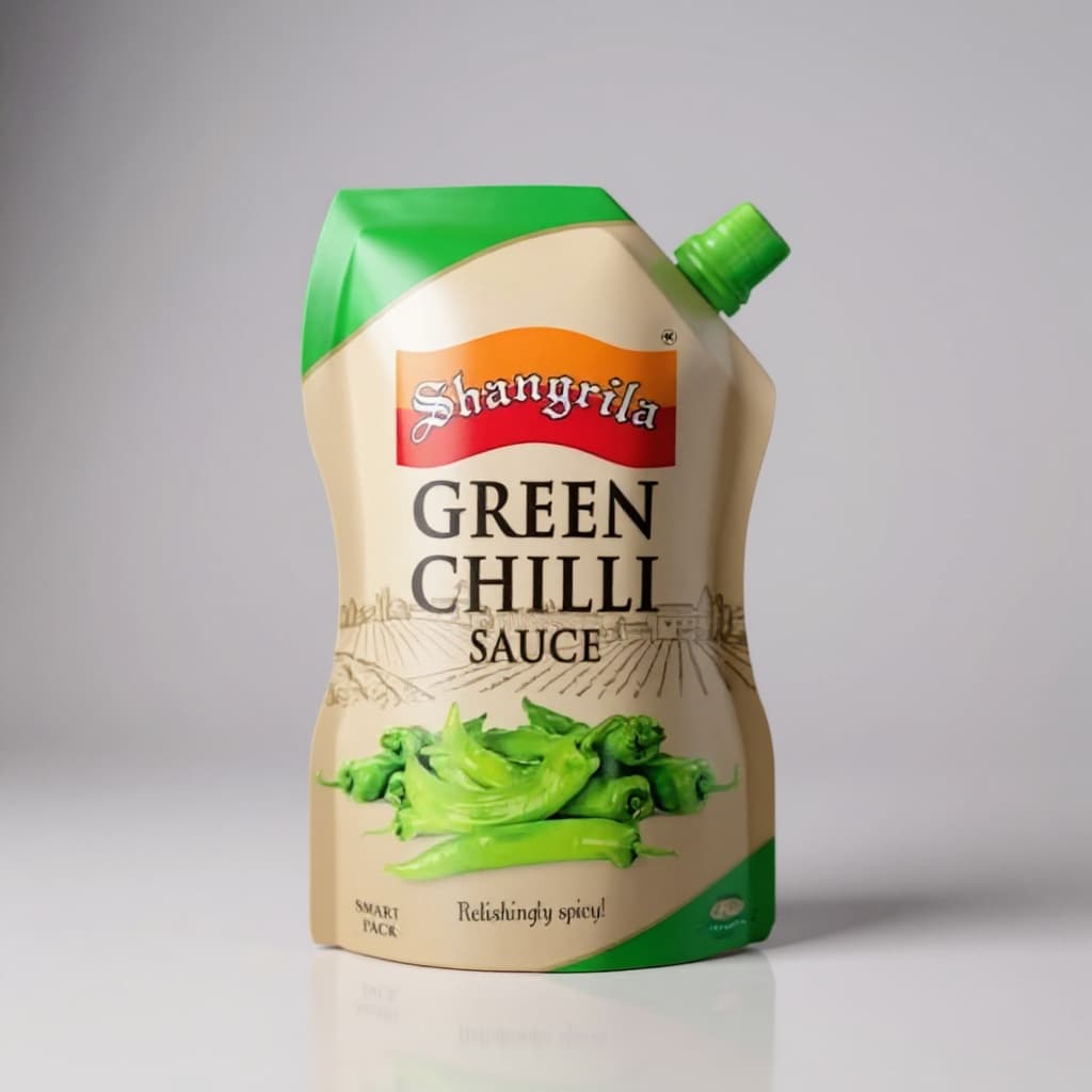 SHANGRILA GREEN CHILLI SAUCE 400 GM
