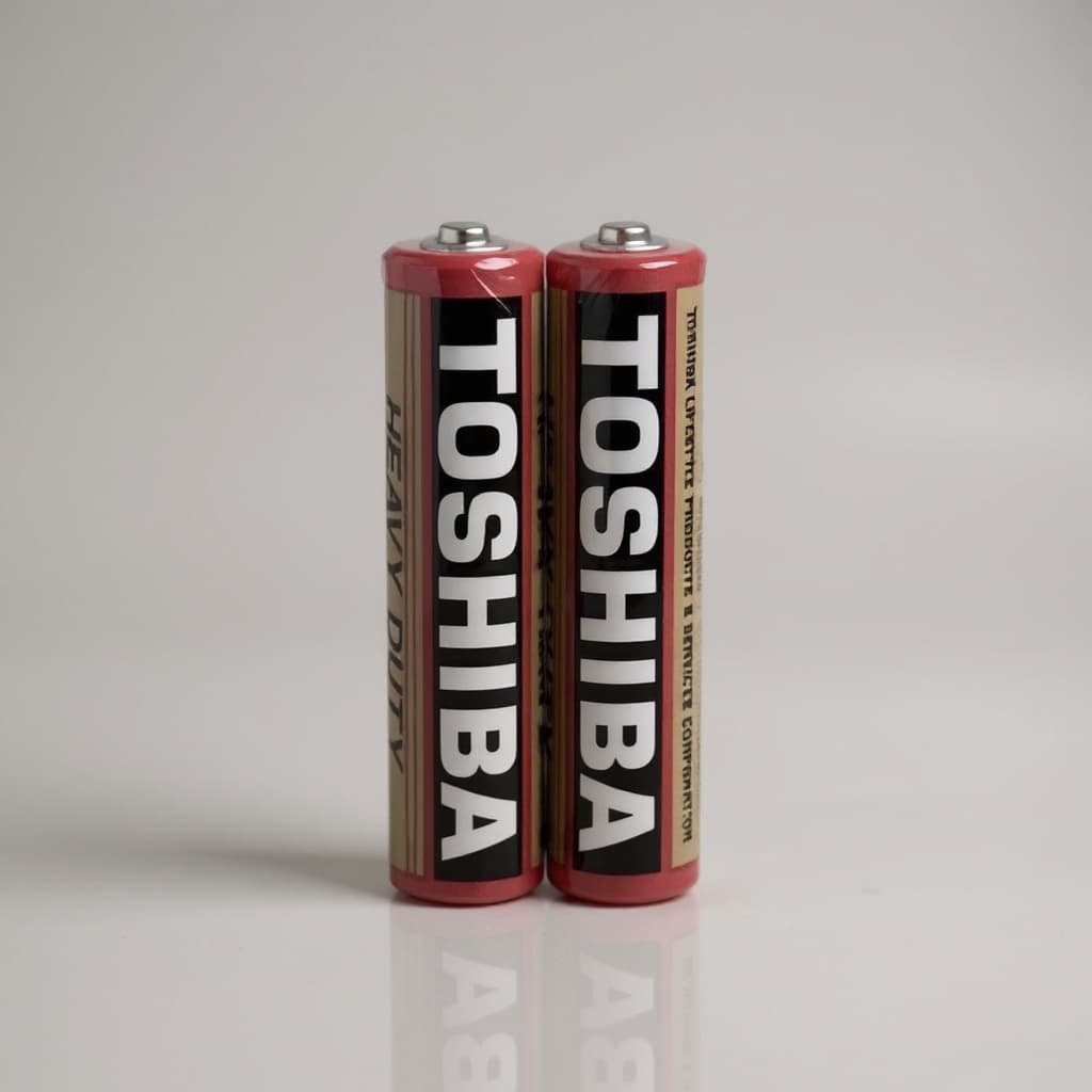 TOSHIBA BATTERIES SIZE AAA 2PCS