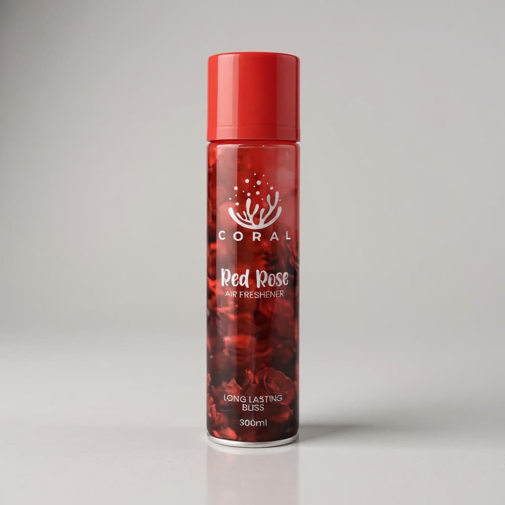CORAL RED ROSE AIR FRESHENER 300ML