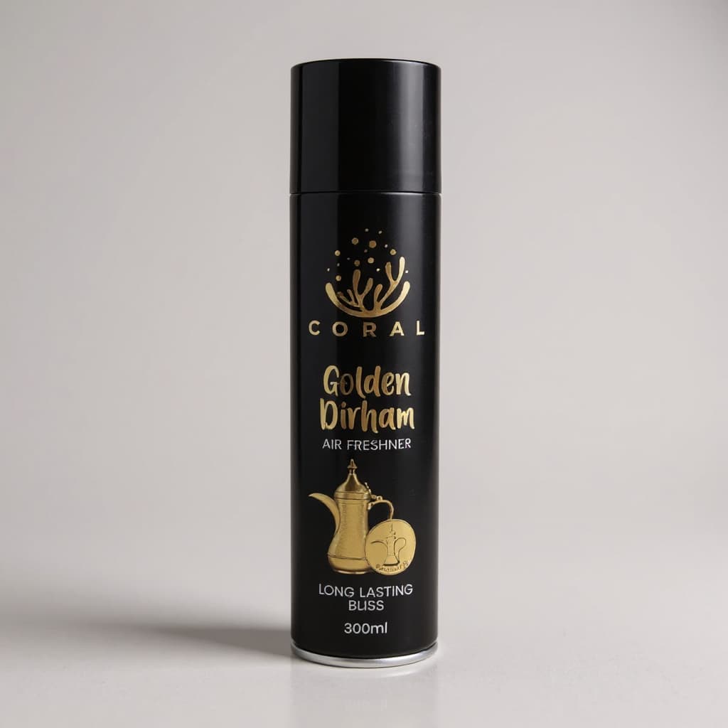 CORAL GOLDER DIRHAM AIR FRESHNER 300ML