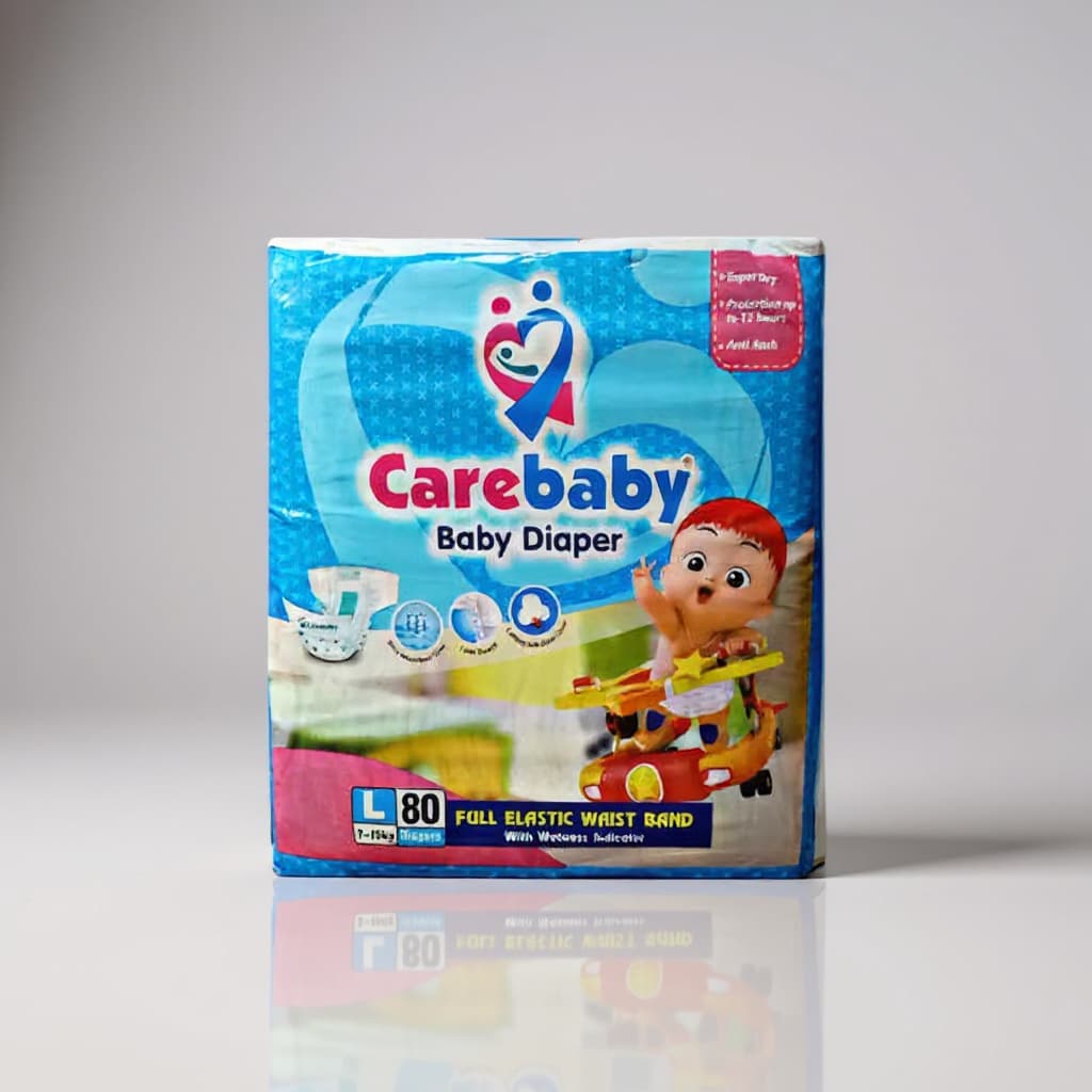 CARE BABY JUMBO PACK L 80 PCS