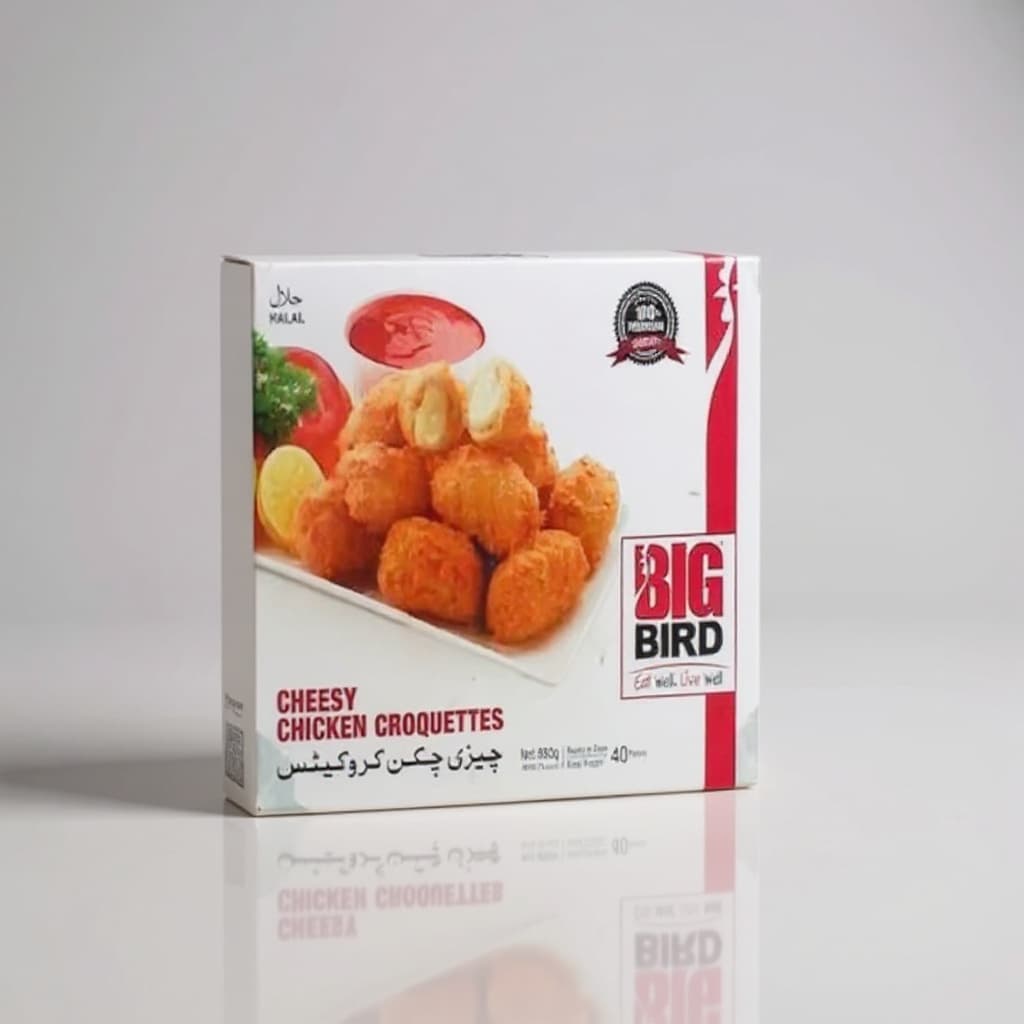 BIG BIRD CHEESY CROQUETTES 880 GM