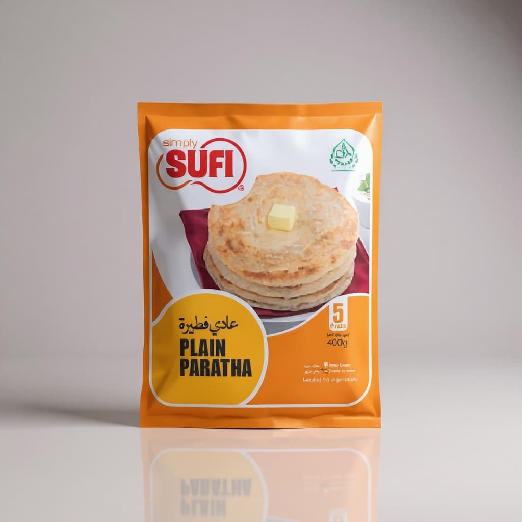SUFI PLAIN PARATHA 400 GM (5 PCS)