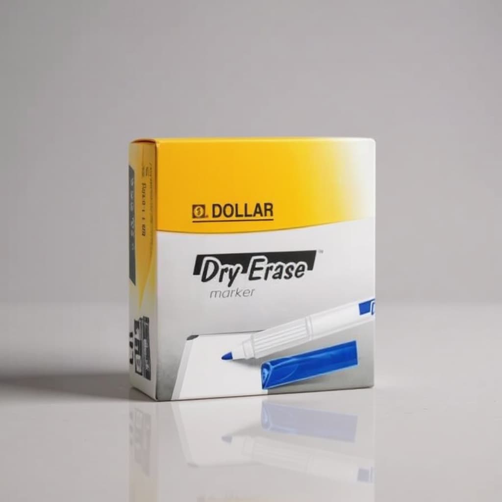 DOLLAR BOARD MARKER BLUE – PACK OF 12