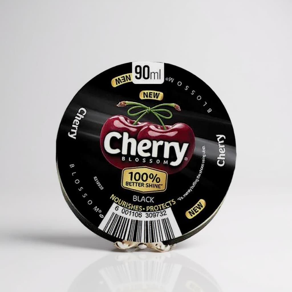 CHERRY BLOSSOM SHOE POLISH BLACK 90 ML