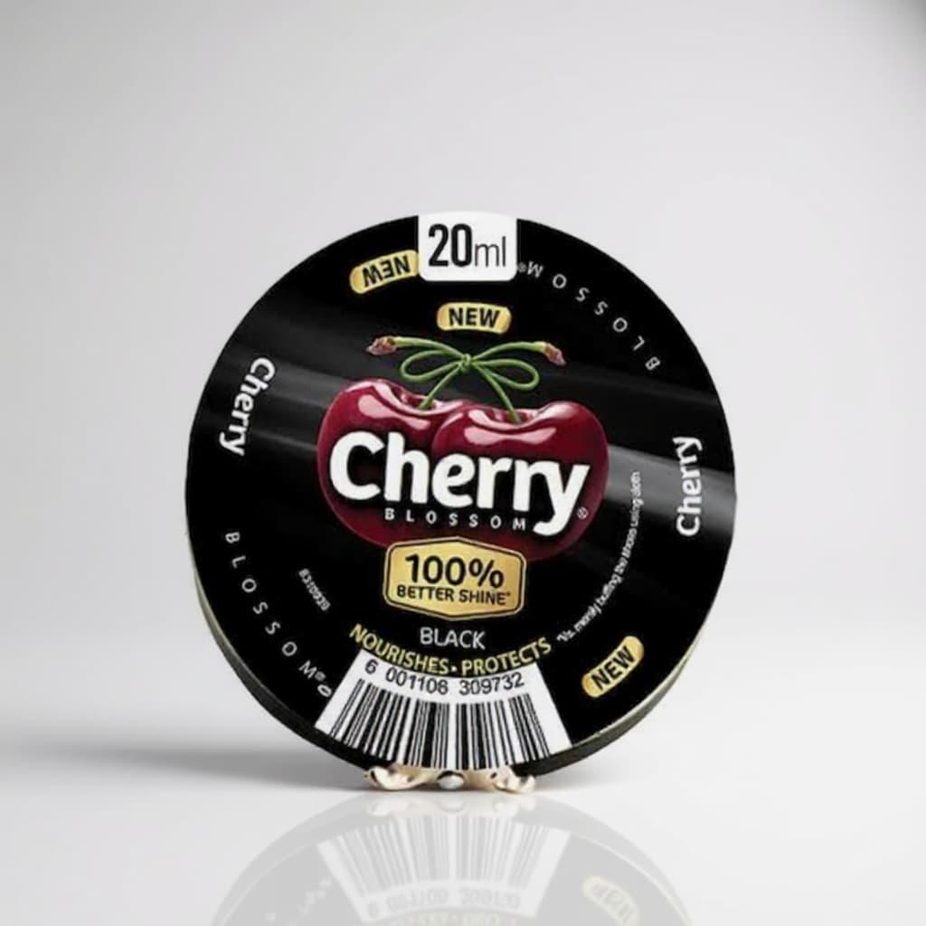 CHERRY BLOSSOM SHOE POLISH BLACK 20 ML