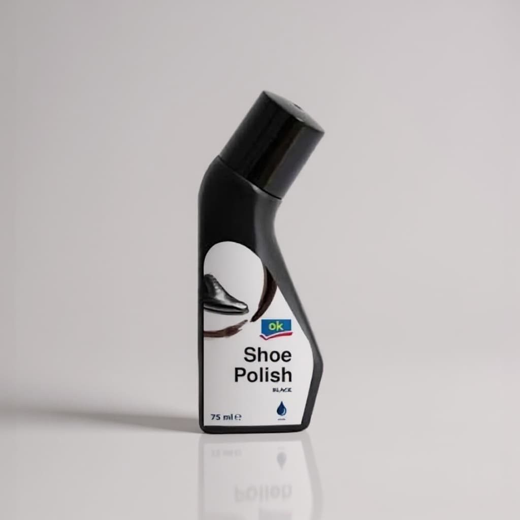 OK LIQUID SHOE POLISH BLACK 75 ML